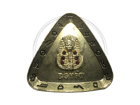 مغناطيس طبق مثلث ذهبي